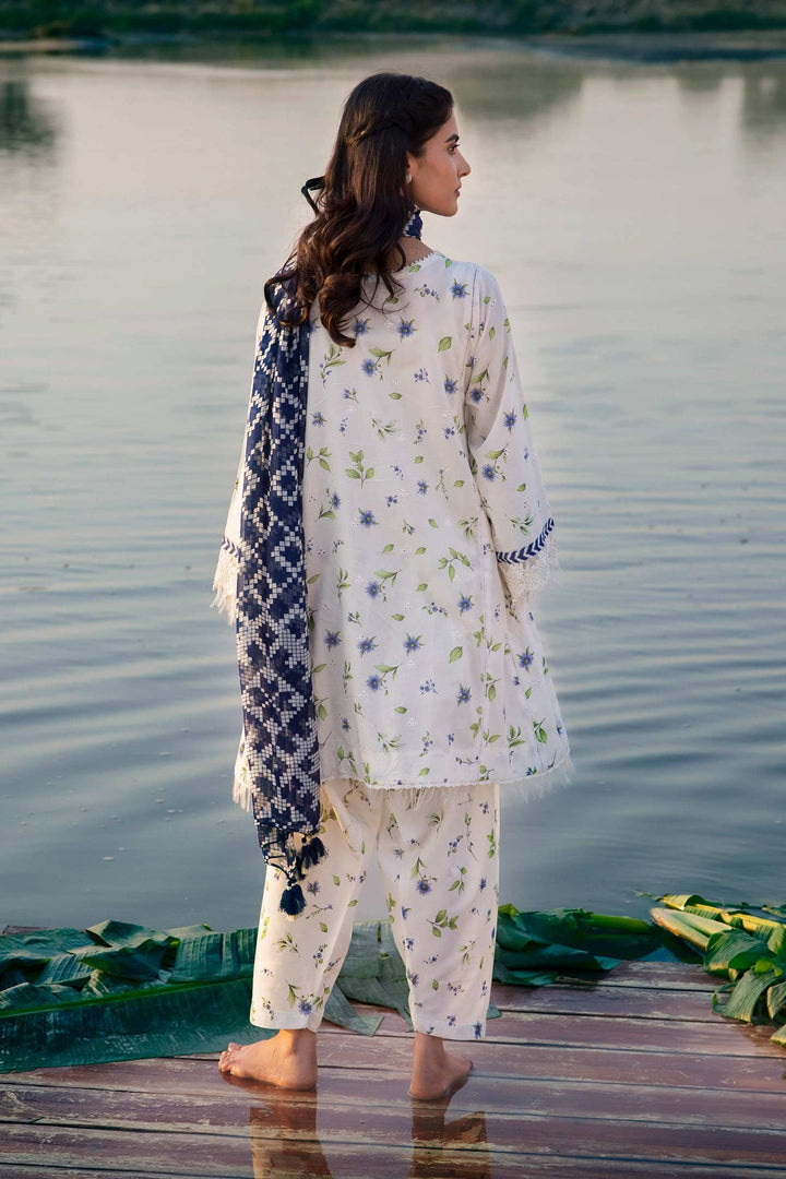 Maria b | M Basics Lawn | 401-A - Pakistani Clothes for women, in United Kingdom and United States