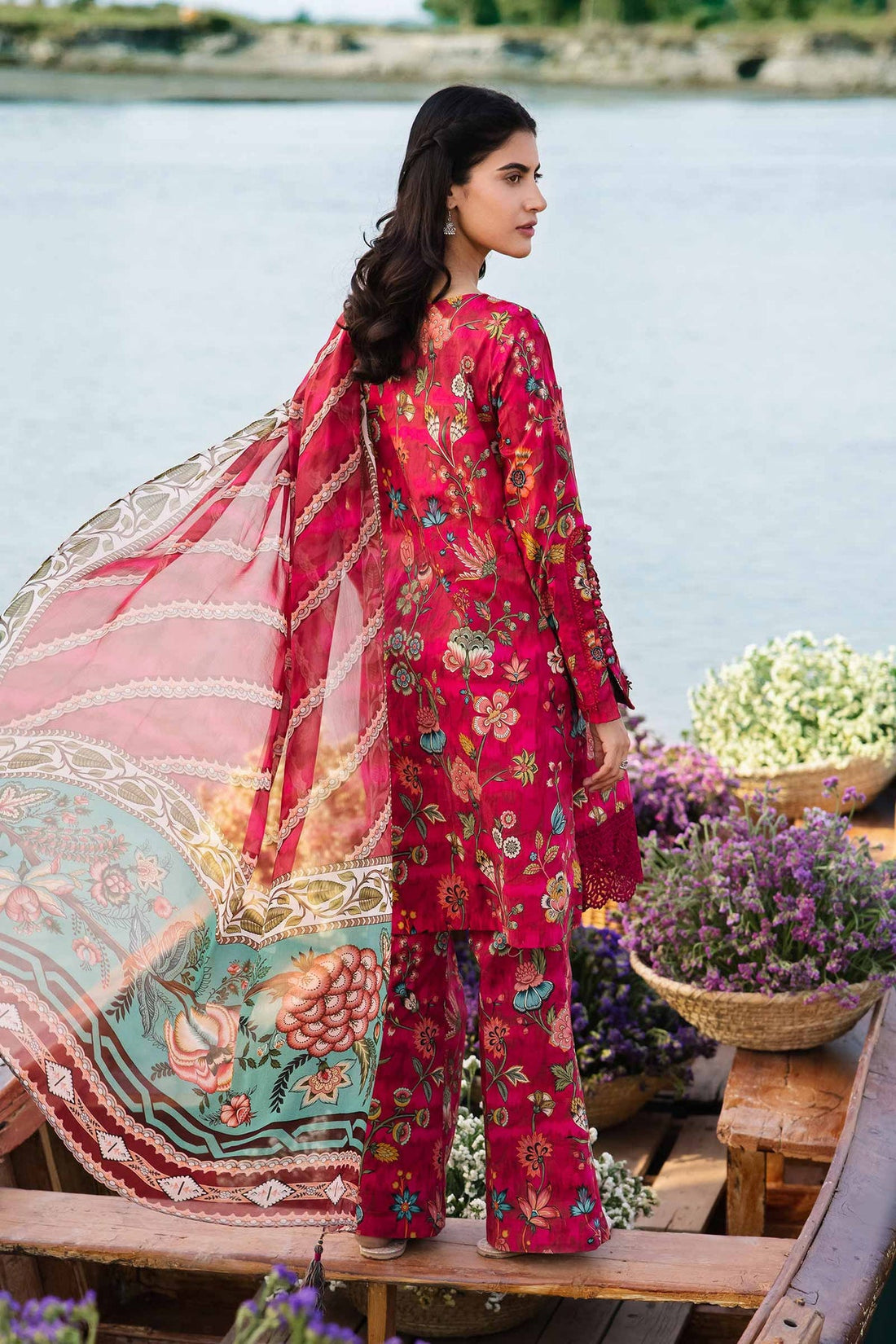 Maria b | M Basics Lawn | 402-B - Pakistani Clothes for women, in United Kingdom and United States