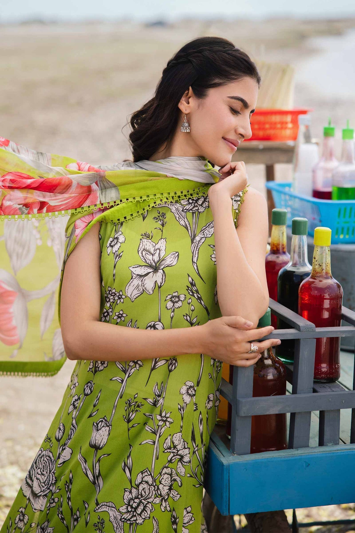 Maria b | M Basics Lawn | 405-B - Pakistani Clothes for women, in United Kingdom and United States