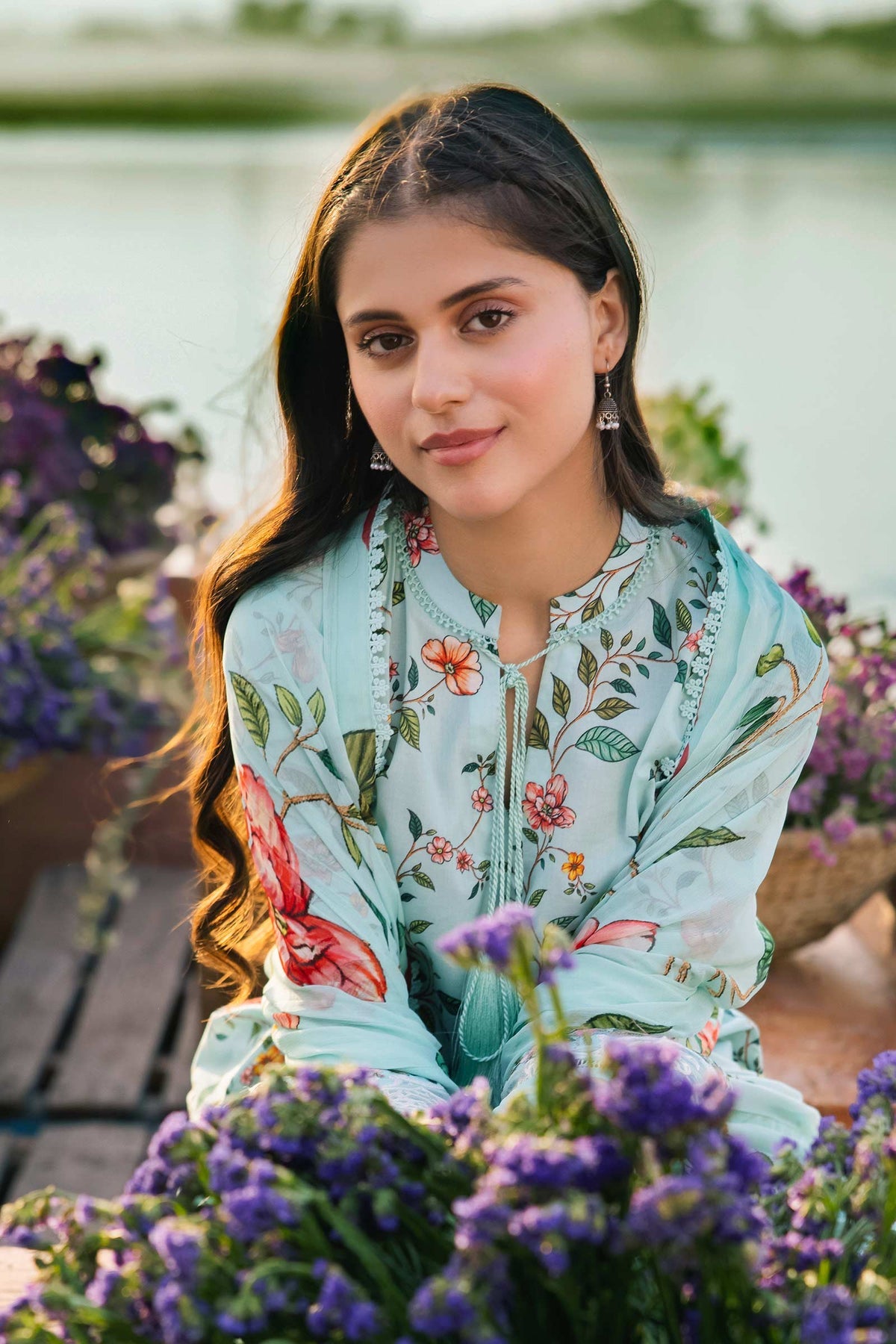 Maria b | M Basics Lawn | 406-B - Pakistani Clothes for women, in United Kingdom and United States