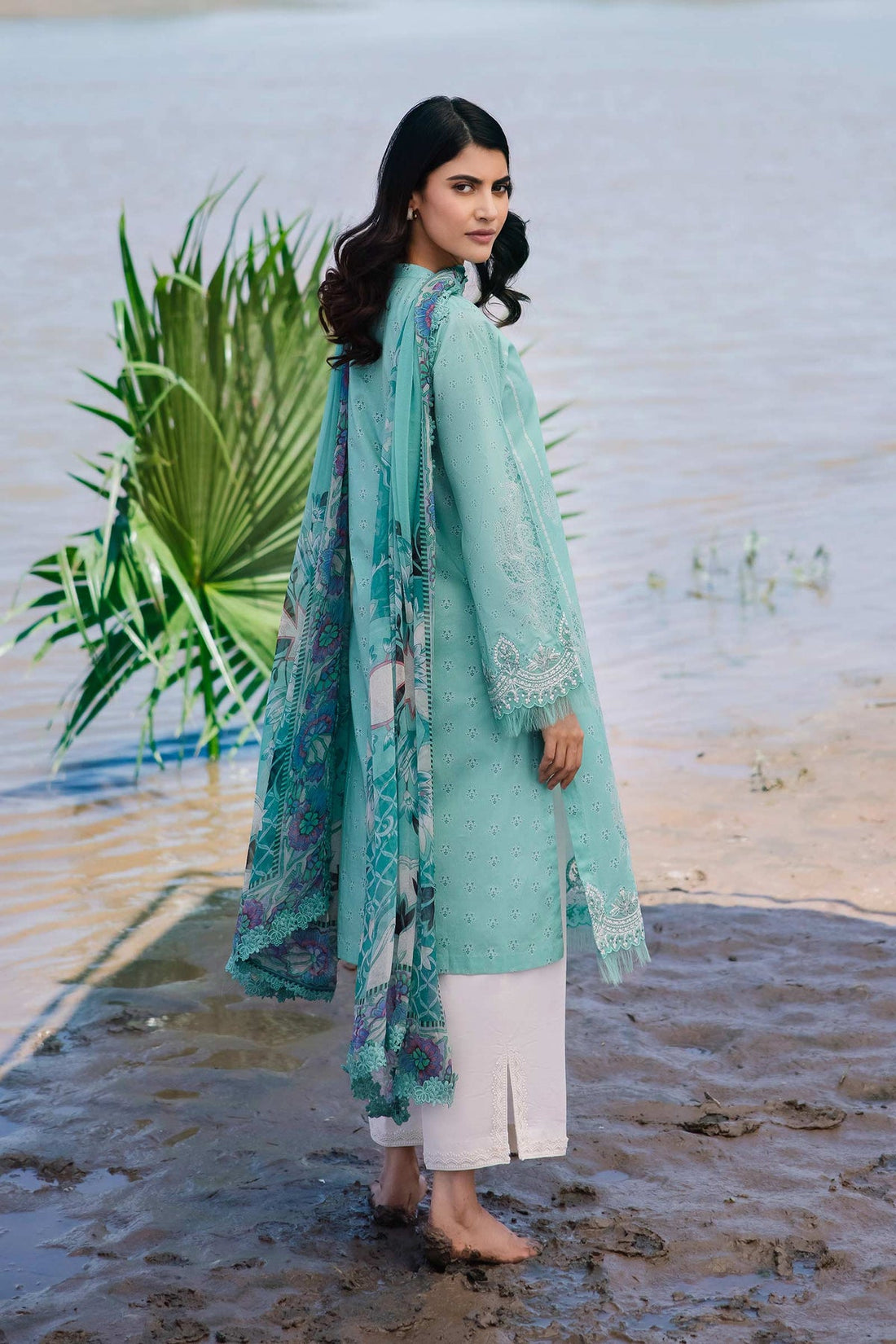 Maria b | M Basics Lawn | 408-A - Pakistani Clothes for women, in United Kingdom and United States