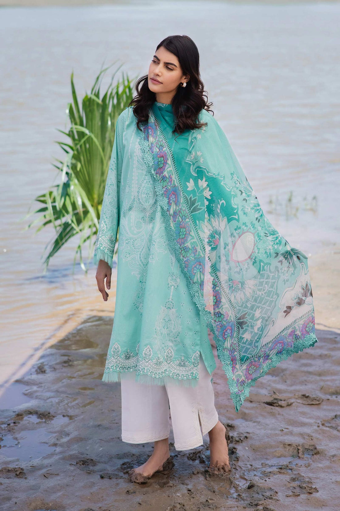 Maria b | M Basics Lawn | 408-A - Pakistani Clothes for women, in United Kingdom and United States