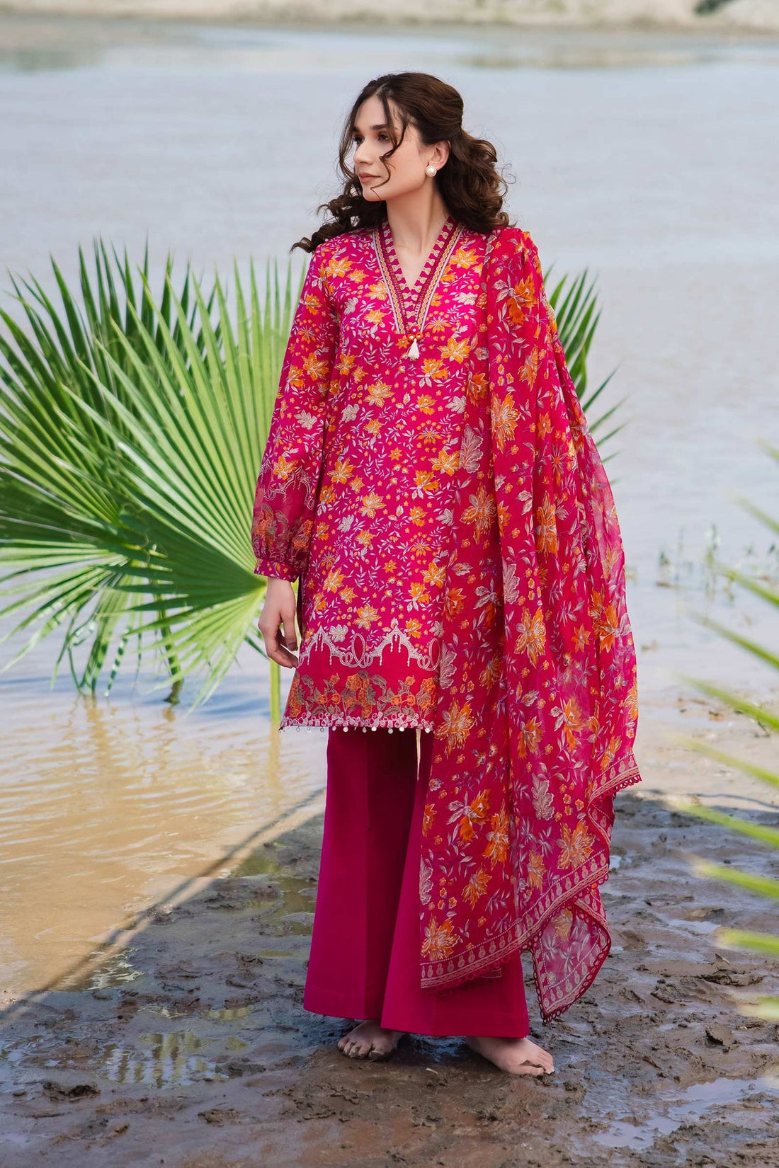 Maria b | M Basics Lawn | 409-A - Pakistani Clothes for women, in United Kingdom and United States