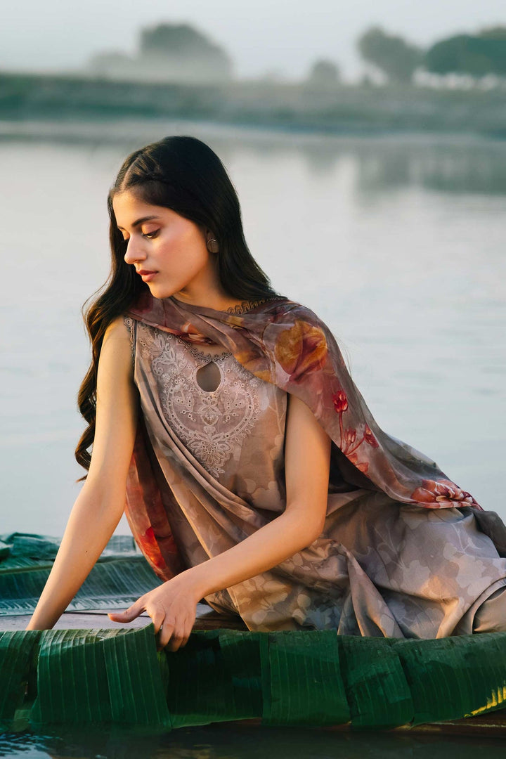 Maria b | M Basics Lawn | 411-B - Pakistani Clothes for women, in United Kingdom and United States