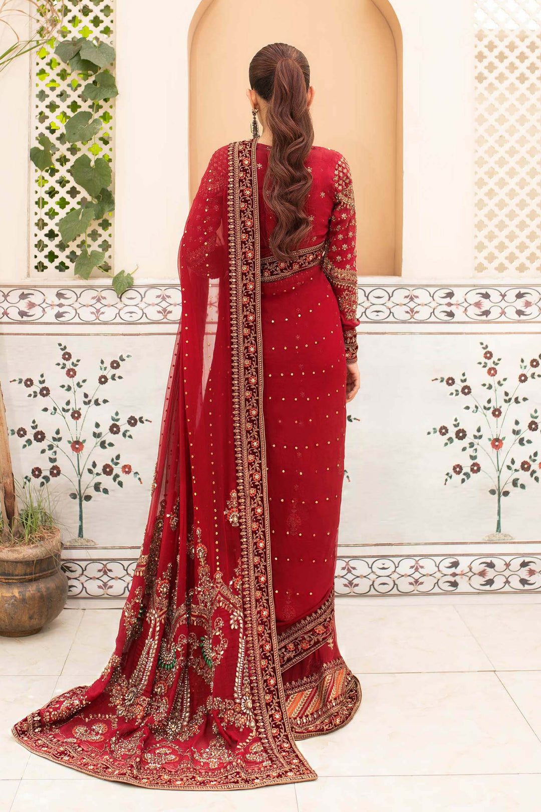 Maria B | Bridal Couture | Deep Red MC-910