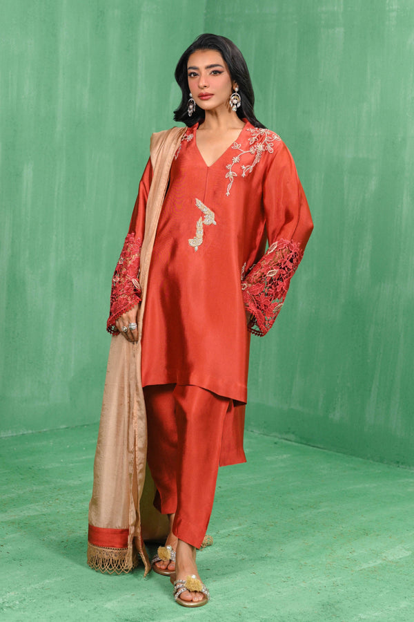 Hue Pret | Mira Eid Collection | AFIZEH - Hoorain Designer Wear - Pakistani Designer Clothes for women, in United Kingdom, United states, CA and Australia
