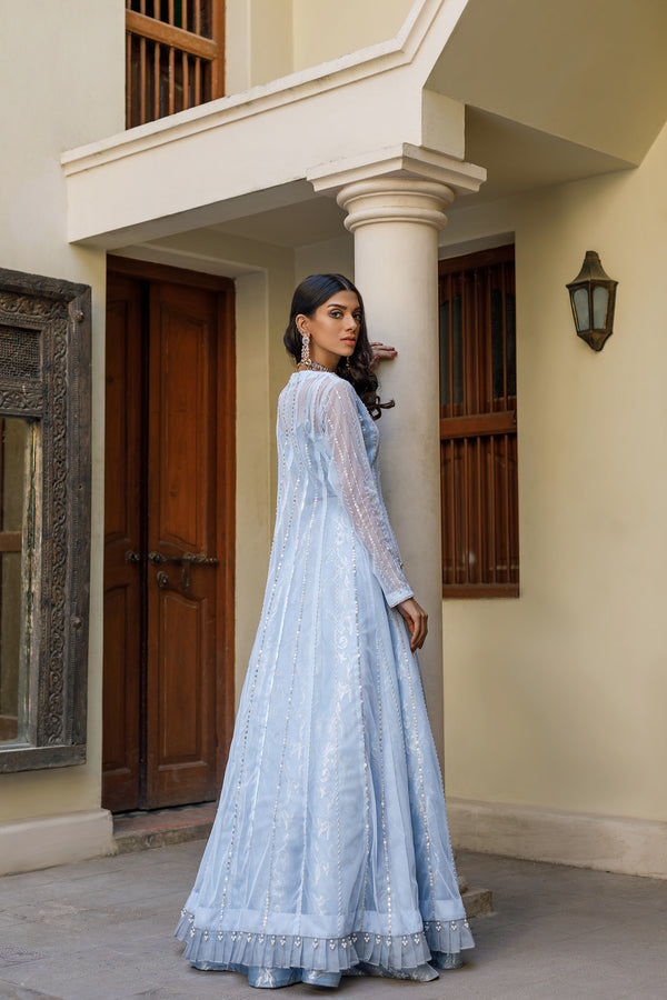 Wahajmkhan | Bahar Begum Formals | BABY BLUE BAHAR - Pakistani Clothes for women, in United Kingdom and United States