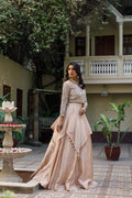 Wahajmkhan | Bahar Begum Formals | NUDE BIRD LEHNGA - Pakistani Clothes for women, in United Kingdom and United States