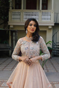 Wahajmkhan | Bahar Begum Formals | NUDE BIRD LEHNGA - Pakistani Clothes for women, in United Kingdom and United States