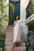 Wahajmkhan | Bahar Begum Formals | IVORY & COPPER BEGUM OUTFIT - Pakistani Clothes for women, in United Kingdom and United States