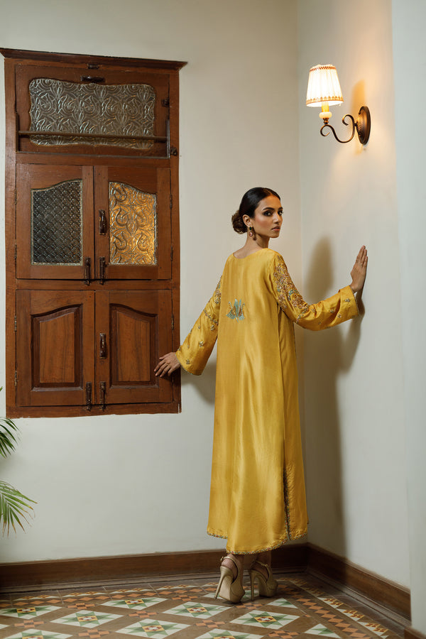 Wahajmkhan | Bahar Begum Formals | MUSTARD BEGUM JORA - Pakistani Clothes for women, in United Kingdom and United States