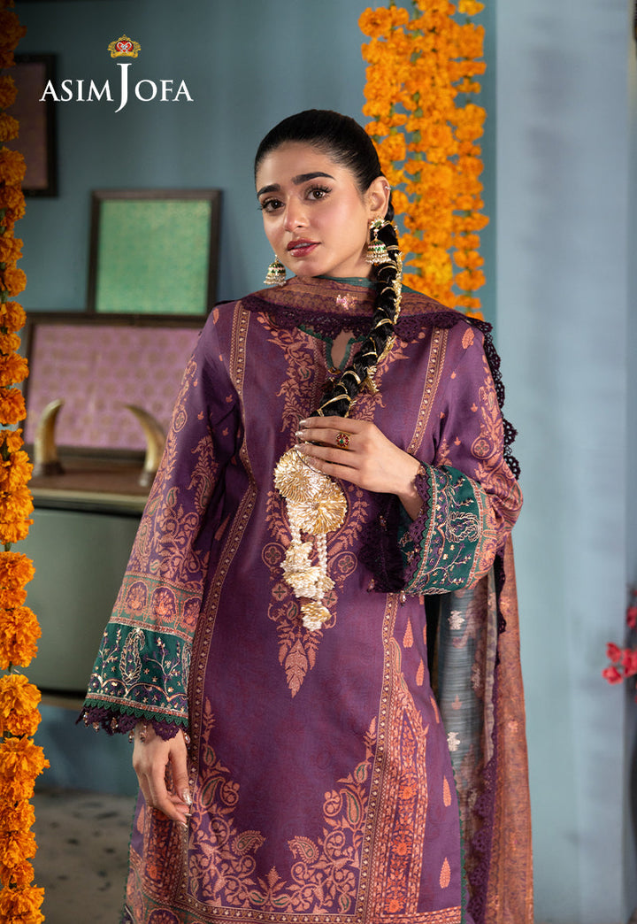 Asim Jofa | Asra Festive Essentials | AJRA-02 - Hoorain Designer Wear - Pakistani Designer Clothes for women, in United Kingdom, United states, CA and Australia