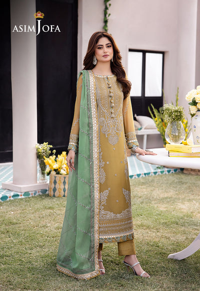 Asim Jofa | Dhanak Rang Collection | AJCF-16 - Hoorain Designer Wear - Pakistani Ladies Branded Stitched Clothes in United Kingdom, United states, CA and Australia