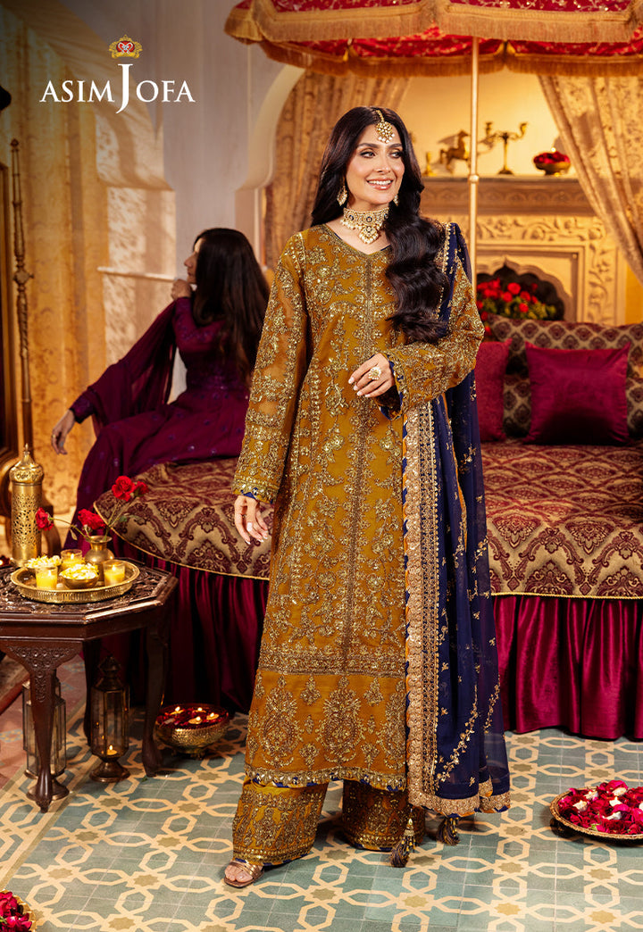 Asim Jofa | Jaan e Jahan| AJJJ-12 - Hoorain Designer Wear - Pakistani Ladies Branded Stitched Clothes in United Kingdom, United states, CA and Australia