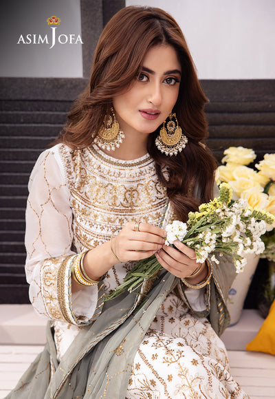 Asim Jofa | Dhanak Rang Collection | AJCF-17 - Hoorain Designer Wear - Pakistani Ladies Branded Stitched Clothes in United Kingdom, United states, CA and Australia