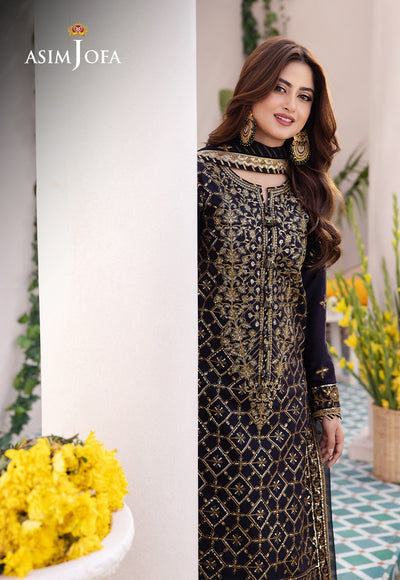 Asim Jofa | Dhanak Rang Collection | AJCF-04 - Hoorain Designer Wear - Pakistani Ladies Branded Stitched Clothes in United Kingdom, United states, CA and Australia