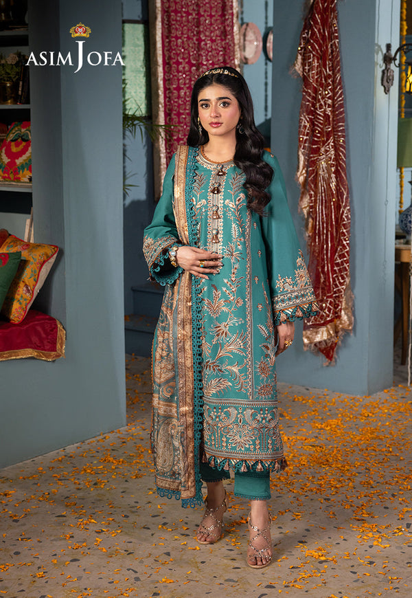 Asim Jofa | Asra Festive Essentials | AJRA-10 - Hoorain Designer Wear - Pakistani Designer Clothes for women, in United Kingdom, United states, CA and Australia