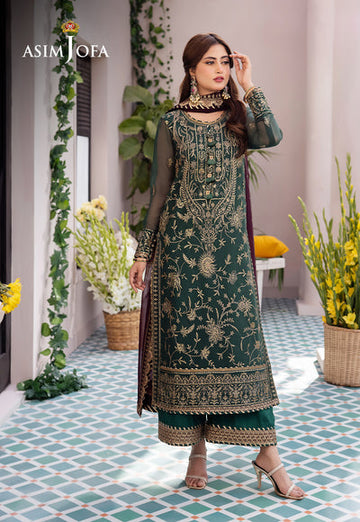 Asim Jofa | Dhanak Rang Collection | AJCF-10 - Pakistani Clothes for women, in United Kingdom and United States