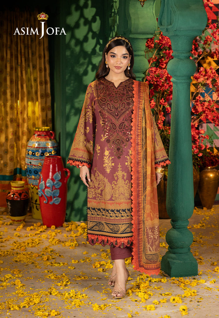 Asim Jofa | Asra Festive Essentials | AJRA-04 - Hoorain Designer Wear - Pakistani Designer Clothes for women, in United Kingdom, United states, CA and Australia