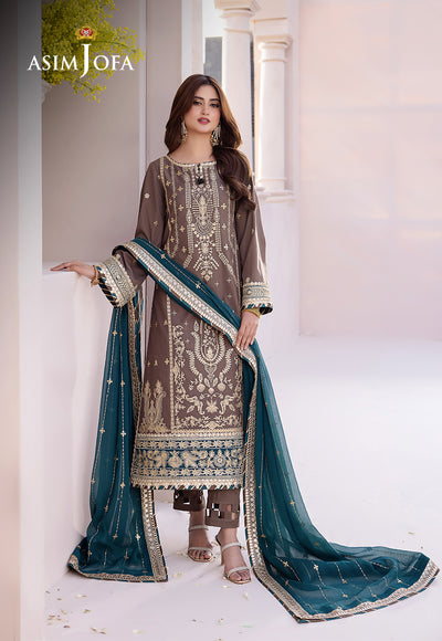 Asim Jofa | Dhanak Rang Collection | AJCF-30 - Hoorain Designer Wear - Pakistani Ladies Branded Stitched Clothes in United Kingdom, United states, CA and Australia