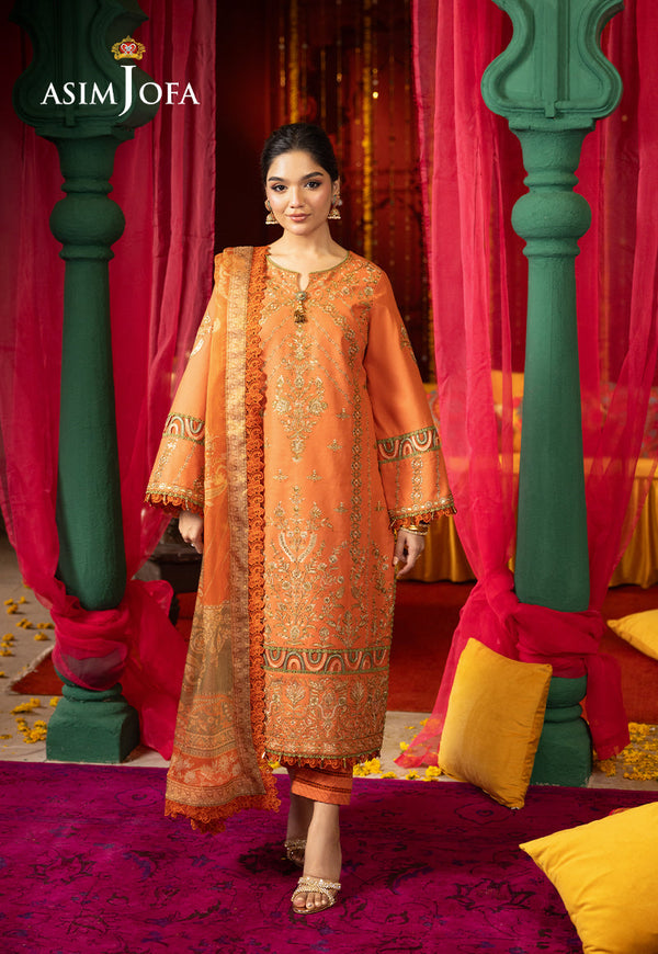 Asim Jofa | Asra Festive Essentials | AJRA-14 - Hoorain Designer Wear - Pakistani Designer Clothes for women, in United Kingdom, United states, CA and Australia