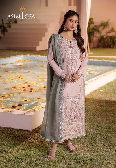 Asim Jofa | Dhanak Rang Collection | AJCF-14 - Hoorain Designer Wear - Pakistani Designer Clothes for women, in United Kingdom, United states, CA and Australia