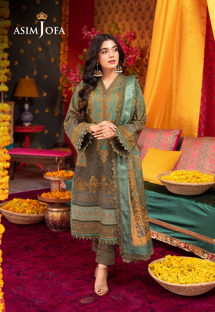 Asim Jofa | Asra Festive Essentials | AJRA-06 - Hoorain Designer Wear - Pakistani Designer Clothes for women, in United Kingdom, United states, CA and Australia