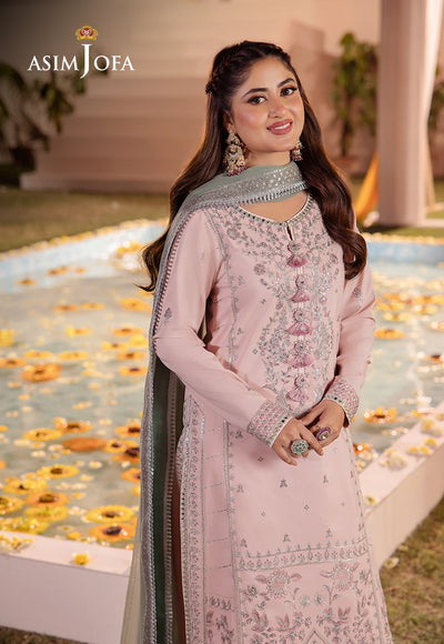 Asim Jofa | Dhanak Rang Collection | AJCF-14 - Hoorain Designer Wear - Pakistani Ladies Branded Stitched Clothes in United Kingdom, United states, CA and Australia