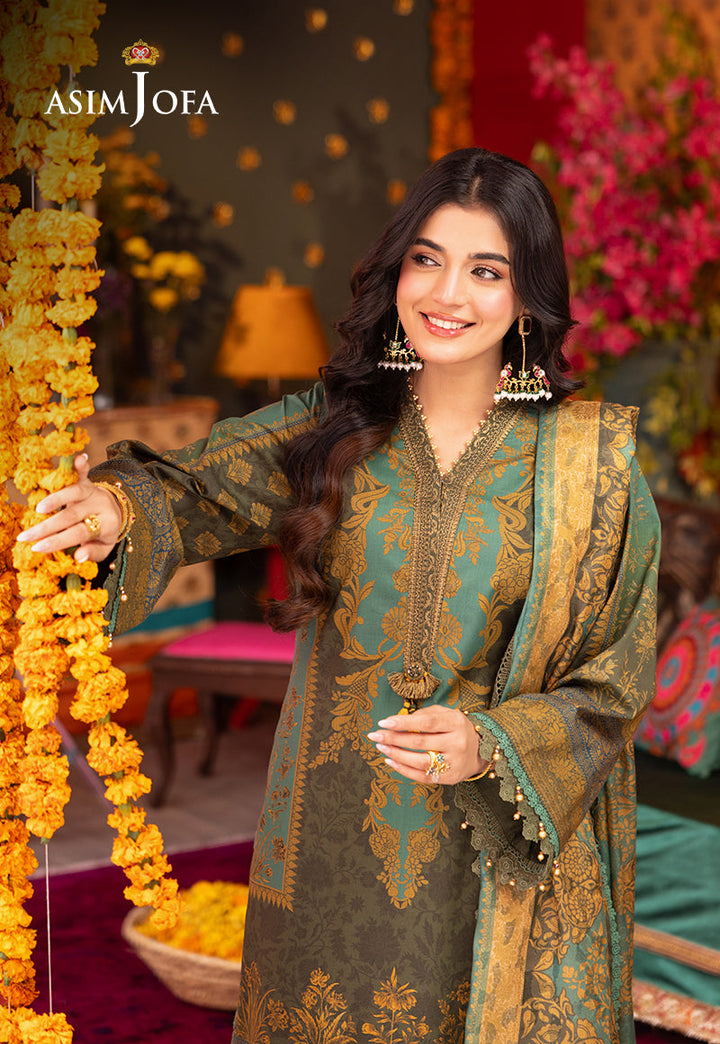 Asim Jofa | Asra Festive Essentials | AJRA-06 - Hoorain Designer Wear - Pakistani Designer Clothes for women, in United Kingdom, United states, CA and Australia