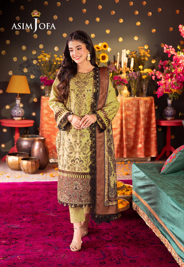 Asim Jofa | Asra Festive Essentials | AJRA-13 - Hoorain Designer Wear - Pakistani Designer Clothes for women, in United Kingdom, United states, CA and Australia