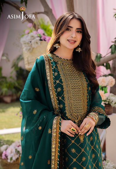 Asim Jofa | Dhanak Rang Collection | AJCF-03 - Hoorain Designer Wear - Pakistani Ladies Branded Stitched Clothes in United Kingdom, United states, CA and Australia