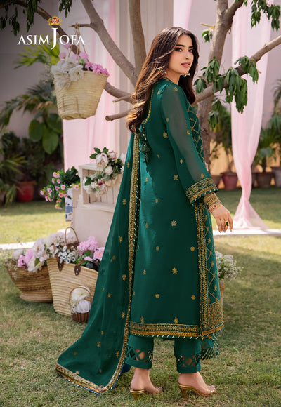 Asim Jofa | Dhanak Rang Collection | AJCF-03 - Hoorain Designer Wear - Pakistani Designer Clothes for women, in United Kingdom, United states, CA and Australia