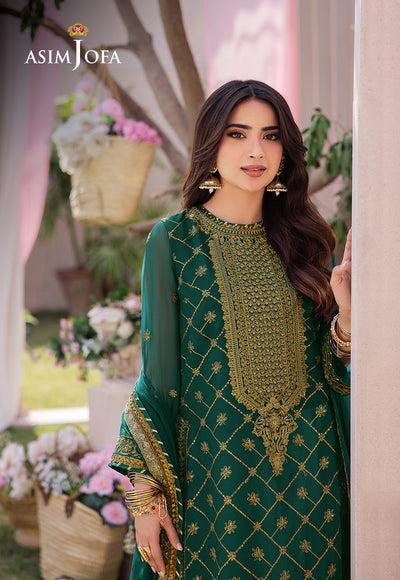 Asim Jofa | Dhanak Rang Collection | AJCF-03 - Hoorain Designer Wear - Pakistani Designer Clothes for women, in United Kingdom, United states, CA and Australia