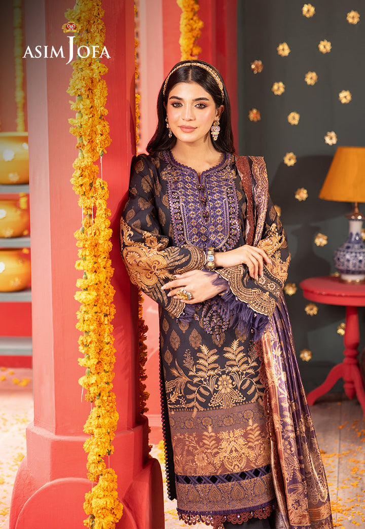 Asim Jofa | Asra Festive Essentials | AJRA-01 - Hoorain Designer Wear - Pakistani Designer Clothes for women, in United Kingdom, United states, CA and Australia