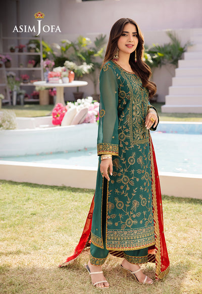 Asim Jofa | Dhanak Rang Collection | AJCF-11 - Hoorain Designer Wear - Pakistani Ladies Branded Stitched Clothes in United Kingdom, United states, CA and Australia