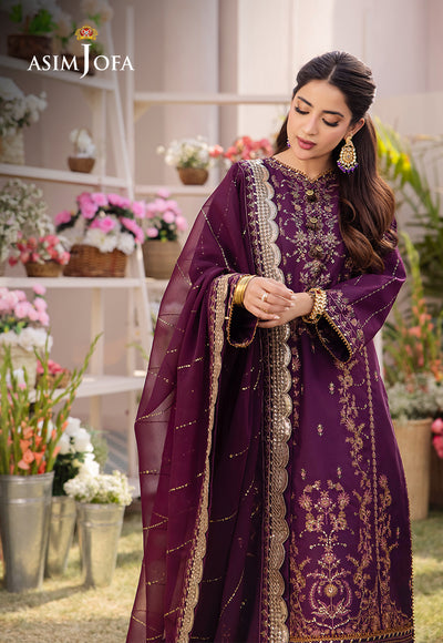 Asim Jofa | Dhanak Rang Collection | AJCF-22 - Hoorain Designer Wear - Pakistani Ladies Branded Stitched Clothes in United Kingdom, United states, CA and Australia