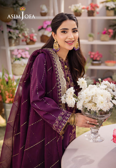 Asim Jofa | Dhanak Rang Collection | AJCF-22 - Hoorain Designer Wear - Pakistani Ladies Branded Stitched Clothes in United Kingdom, United states, CA and Australia