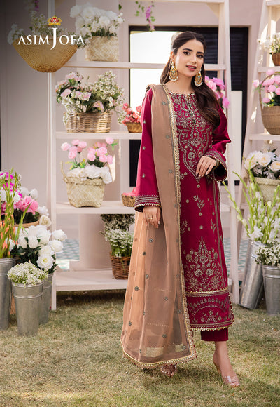 Asim Jofa | Dhanak Rang Collection | AJCF-20 - Hoorain Designer Wear - Pakistani Ladies Branded Stitched Clothes in United Kingdom, United states, CA and Australia
