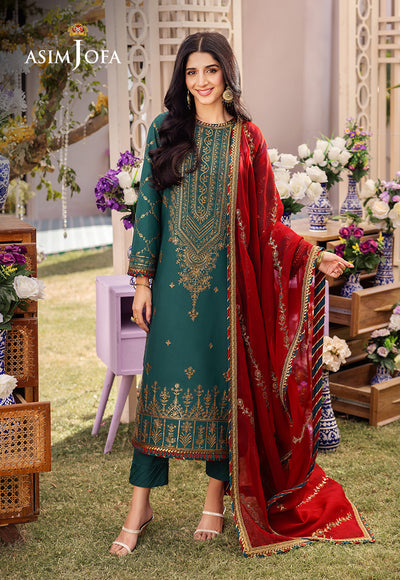 Asim Jofa | Dhanak Rang Collection | AJCF-23 - Hoorain Designer Wear - Pakistani Designer Clothes for women, in United Kingdom, United states, CA and Australia