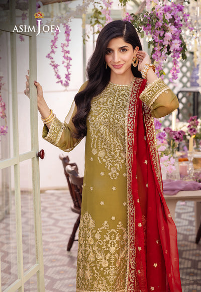 Asim Jofa | Dhanak Rang Collection |  AJCF-26 - Pakistani Clothes for women, in United Kingdom and United States