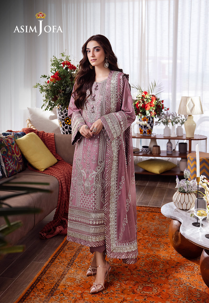 Asim Jofa | Uraan Lawn Chiffon Collection | AJUR-02 - Pakistani Clothes for women, in United Kingdom and United States