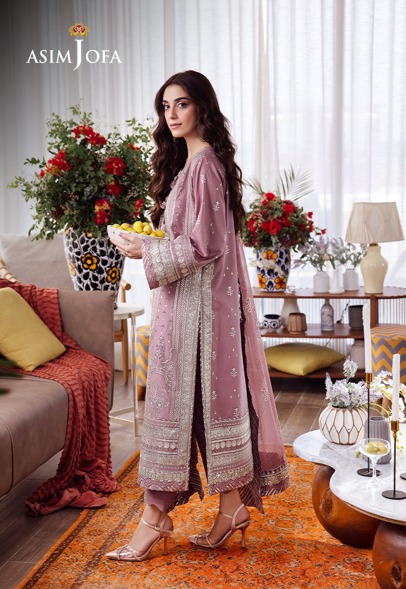 Asim Jofa | Uraan Lawn Chiffon Collection | AJUR-02 - Pakistani Clothes for women, in United Kingdom and United States