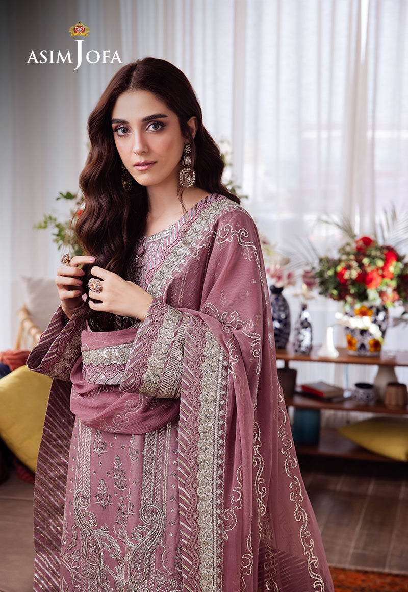 Asim Jofa | Uraan Lawn Chiffon Collection | AJUR-02 - Pakistani Clothes for women, in United Kingdom and United States