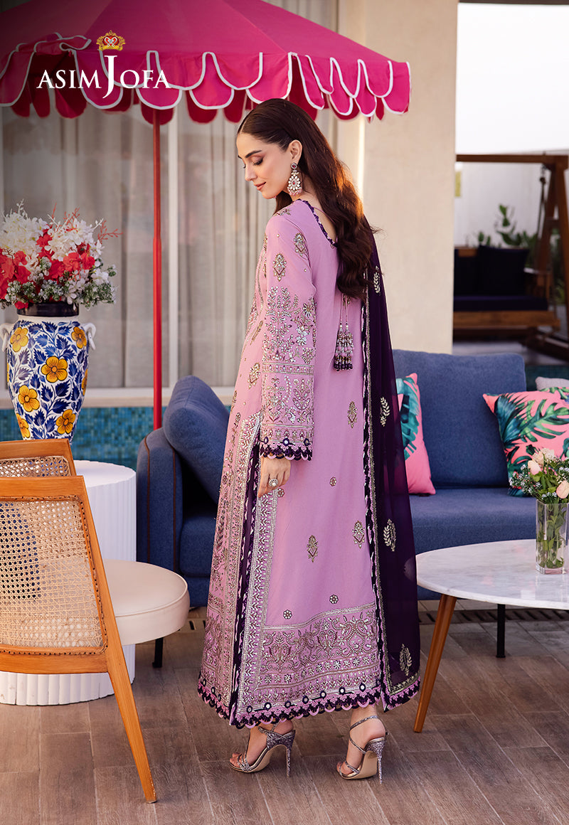 Asim Jofa | Uraan Lawn Chiffon Collection | AJUR-03 - Pakistani Clothes for women, in United Kingdom and United States