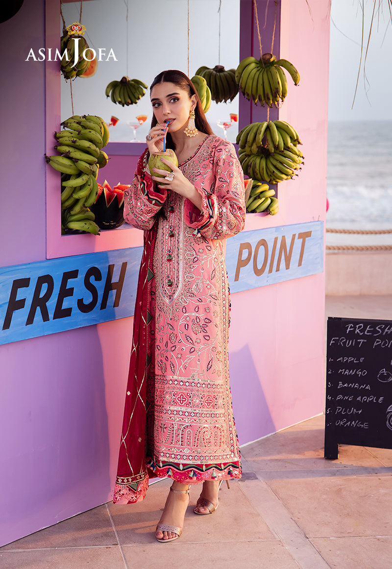 Asim Jofa | Uraan Lawn Chiffon Collection | AJUR-06 - Pakistani Clothes for women, in United Kingdom and United States