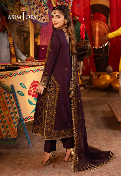 Asim Jofa | Chamak Damak Festive 24 | AJCD-23 - Hoorain Designer Wear - Pakistani Ladies Branded Stitched Clothes in United Kingdom, United states, CA and Australia