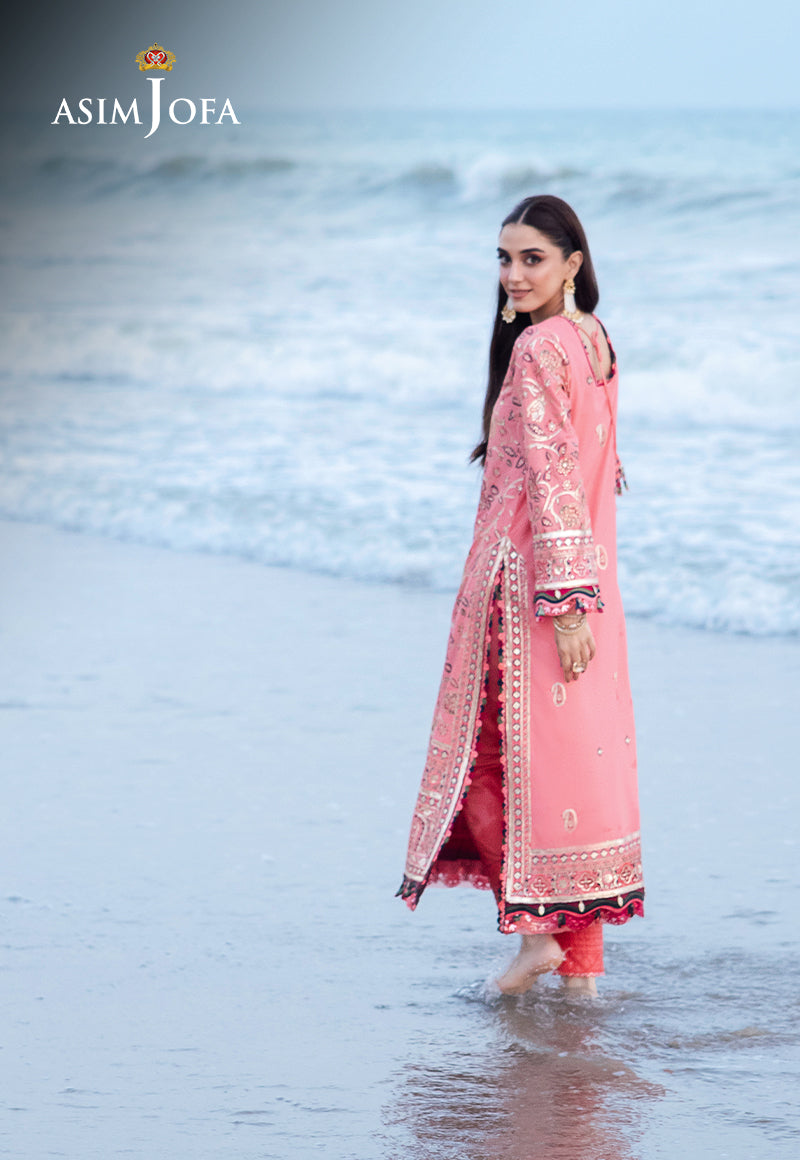 Asim Jofa | Uraan Lawn Chiffon Collection | AJUR-06 - Pakistani Clothes for women, in United Kingdom and United States