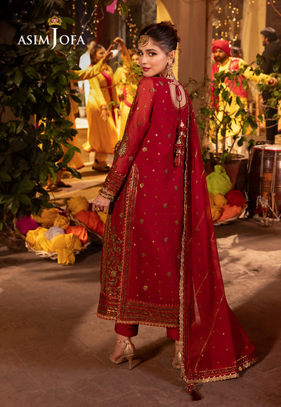 Asim Jofa | Chamak Damak Festive 24 | AJCD-13 - Hoorain Designer Wear - Pakistani Ladies Branded Stitched Clothes in United Kingdom, United states, CA and Australia