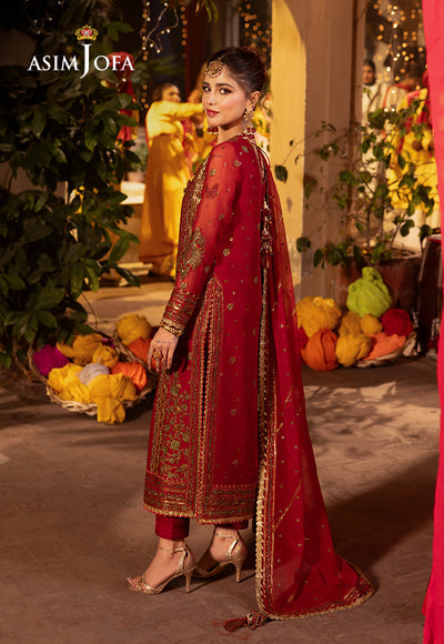 Asim Jofa | Chamak Damak Festive 24 | AJCD-13 - Hoorain Designer Wear - Pakistani Ladies Branded Stitched Clothes in United Kingdom, United states, CA and Australia