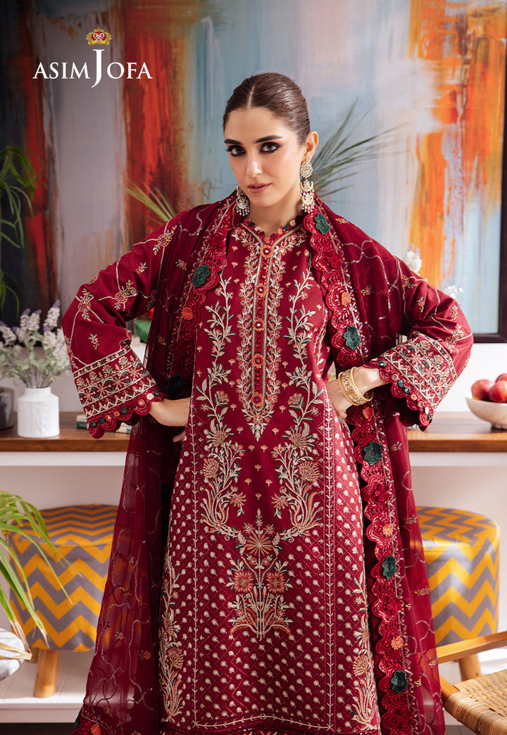 Asim Jofa | Uraan Lawn Chiffon Collection | AJUR-04 - Pakistani Clothes for women, in United Kingdom and United States